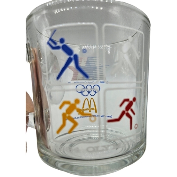 👍1984 LA Olympics Glass Mugs Set (3) by McDonalds - Picture 8 of 12